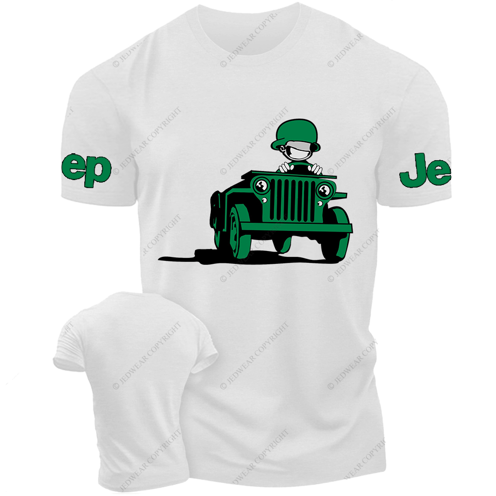 Cartoon Green Car Funny Jp T-Shirt