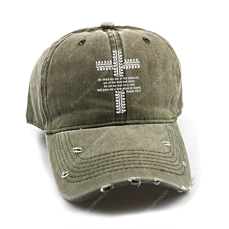 Religion Cross Jesus Bible Wheelmarks Psalm Jp Baseball Cap