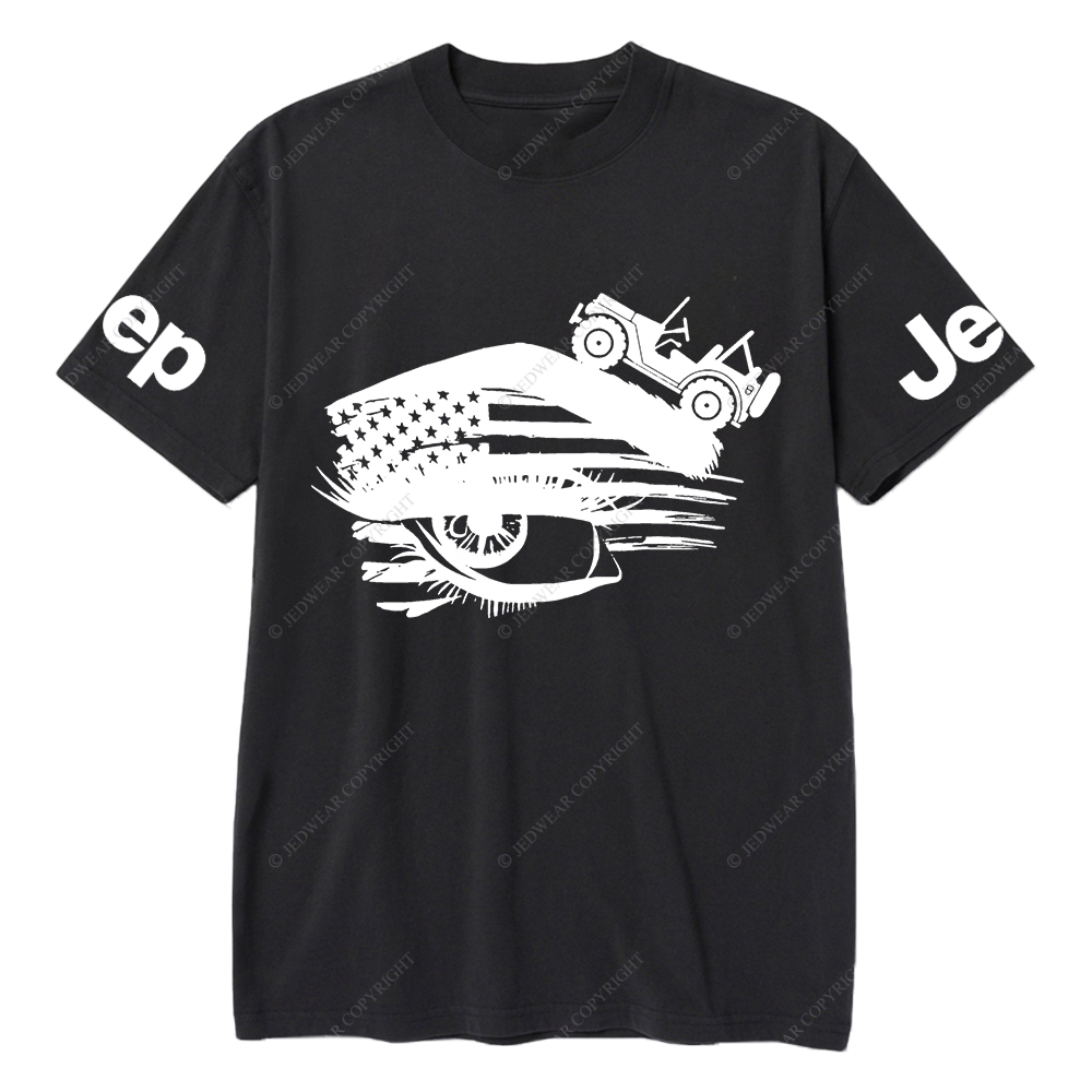 American Flag Eyes Silhouette Jp T-Shirt