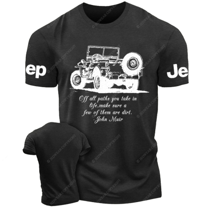 Willys Vintage US Military Offroader 4x4 Jp T-Shirt