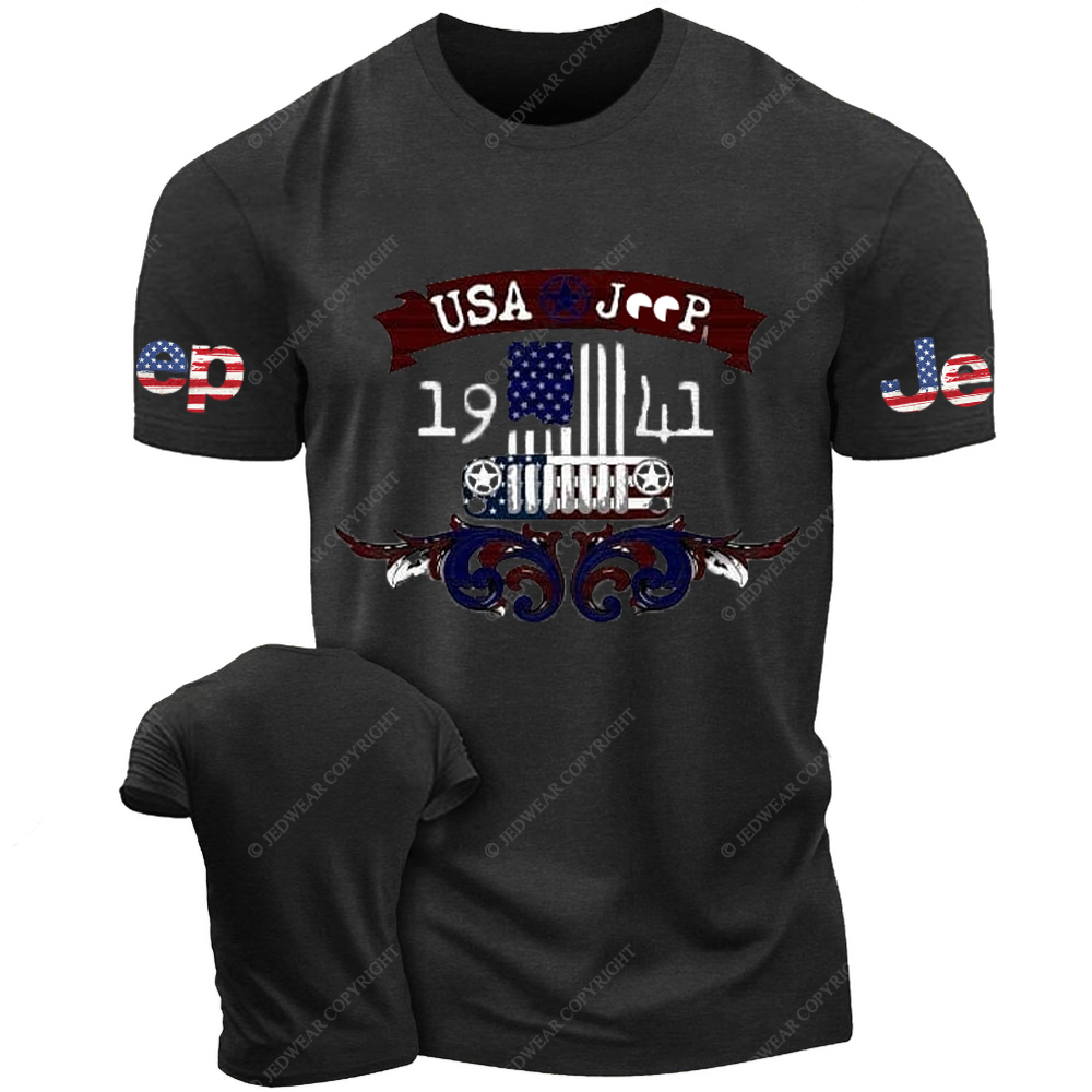 USA American Flag Military Star 1941 Jp T-Shirt