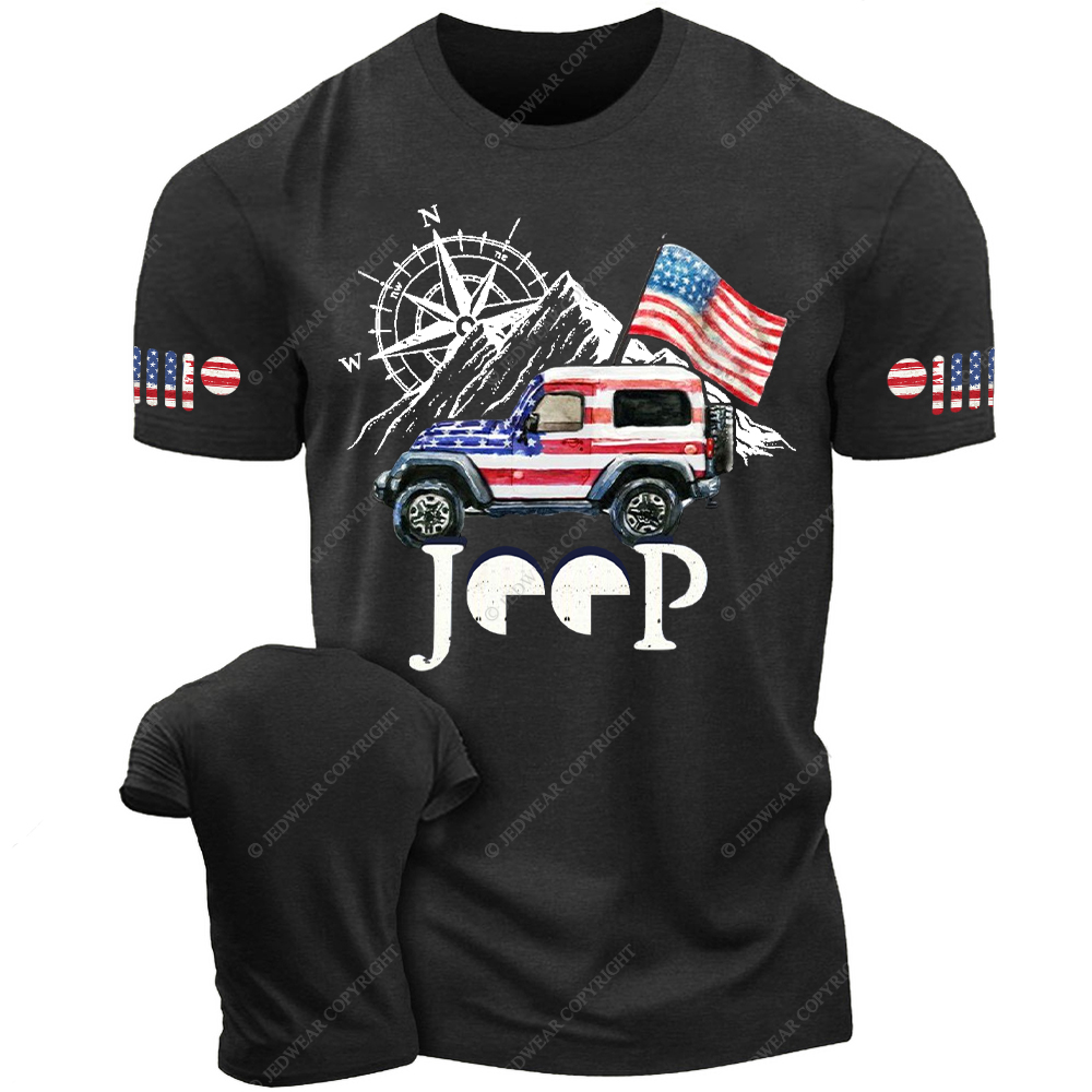 American Flag Compass Jp T-Shirt
