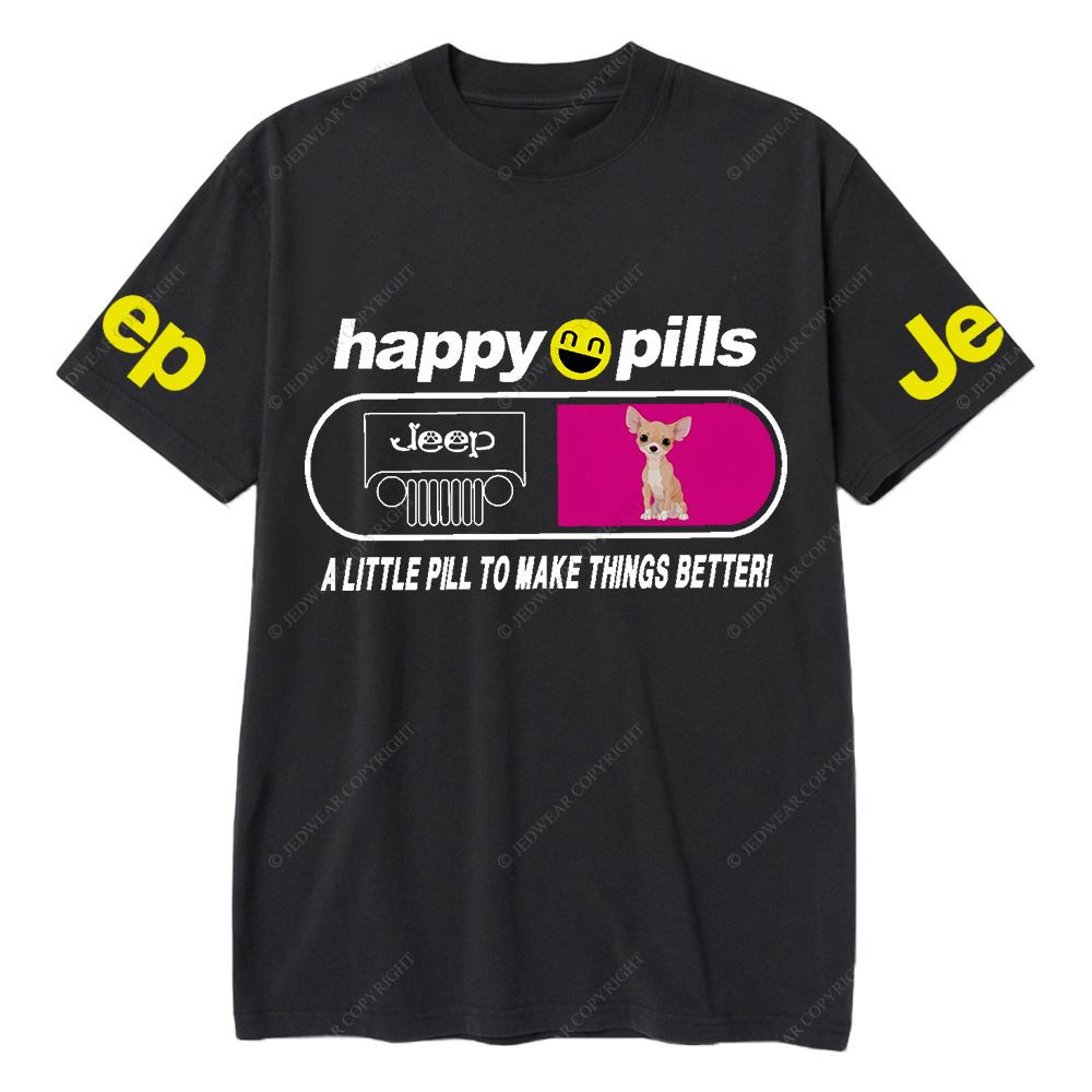 Pet Happy Pills A Little Pill To Make Things Better Jp T-Shirt