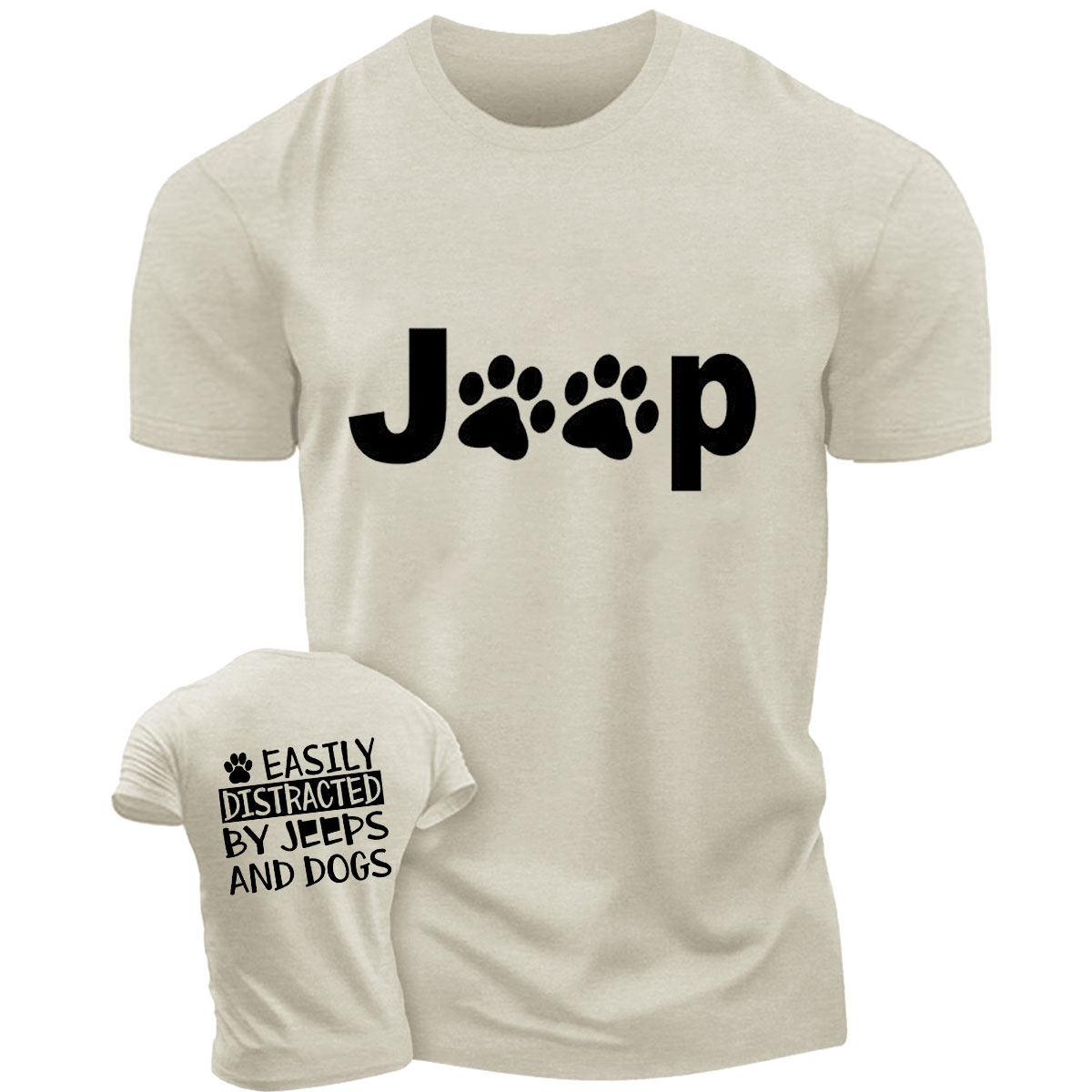 Easily Distracted By Jps And Dos Printed T-Shirt