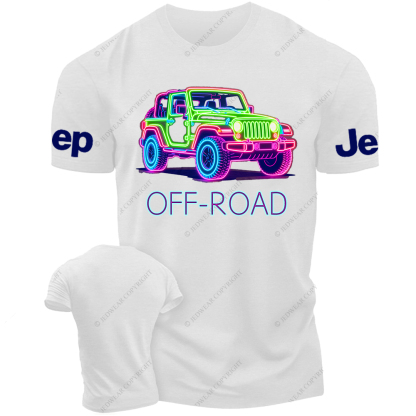 Colorful Neon Lines Car Jp T-Shirt