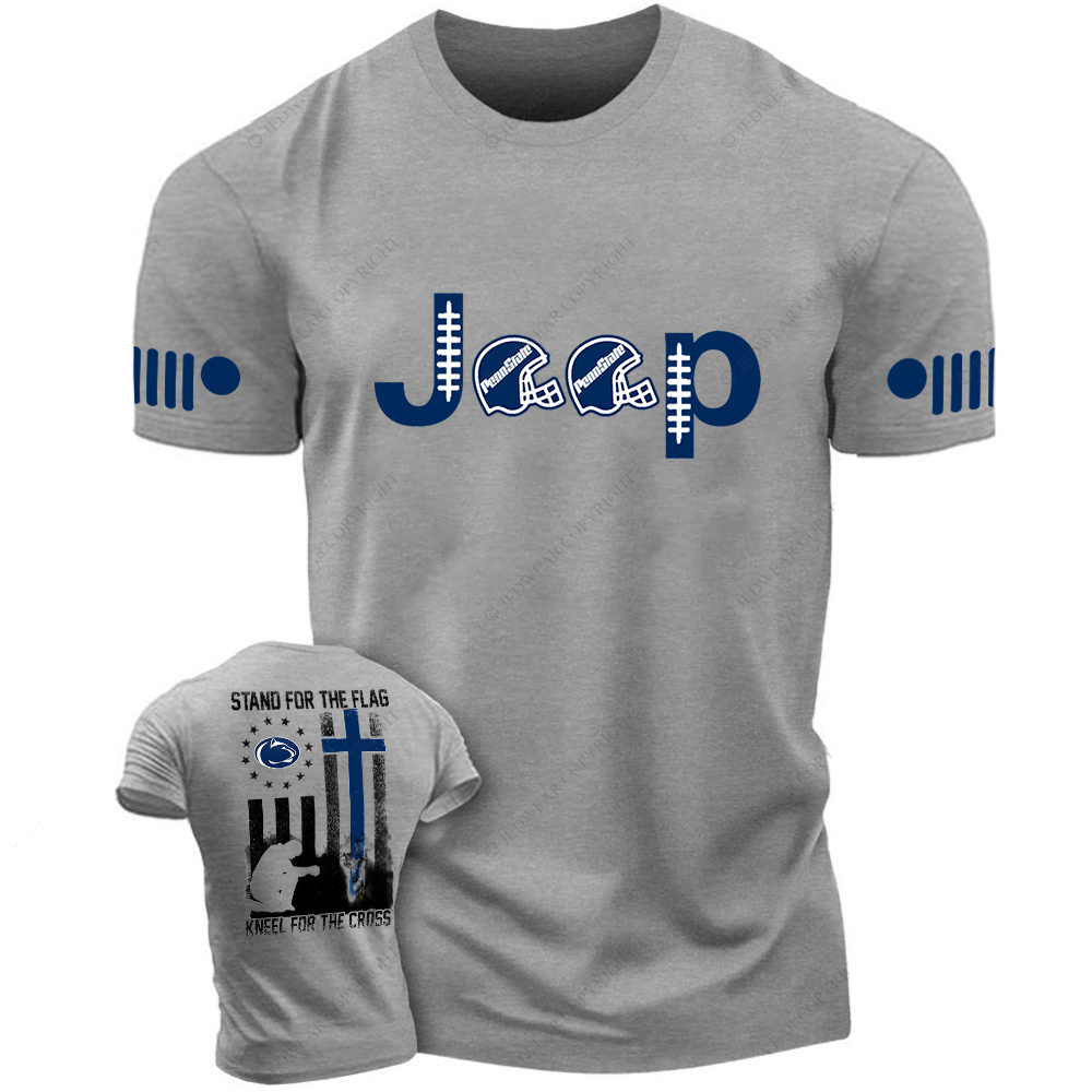 Penn State Stand For The Flag Kneel For The Cross Nation Jp T-Shirt