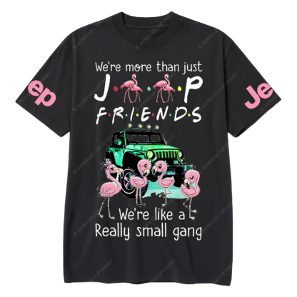 We’re More Than Just Car Friends We’re Like A Really Small Gang Flamingo Jp T-Shirt