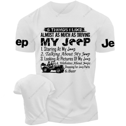 6 Things I Like Almost As Much As Driving Mug On Mug Jp T-Shirt