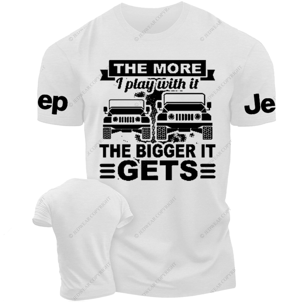 The More I Play With It The Bigger I Get Jp T-Shirt
