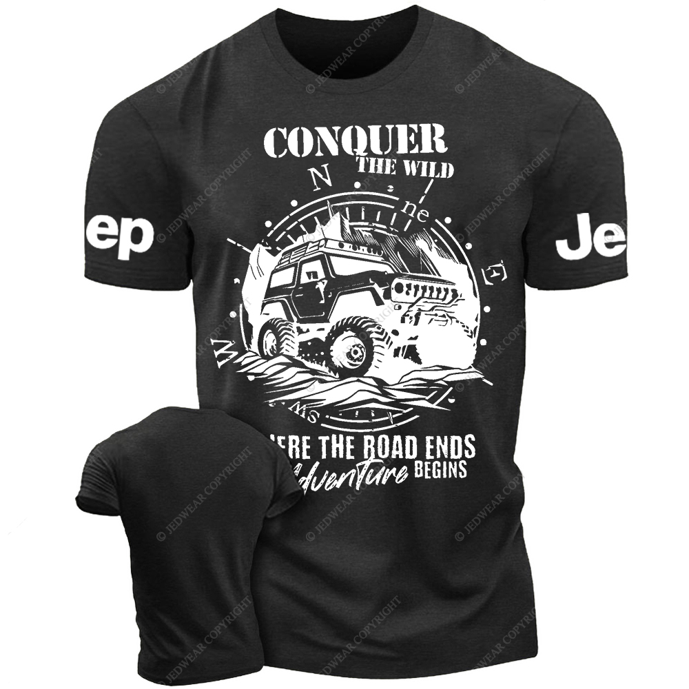 Off-Road 4x4 Car Wild Forest Adventure Jp T-Shirt