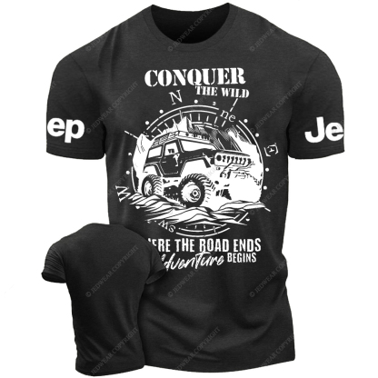 Off-Road 4x4 Car Wild Forest Adventure Jp T-Shirt
