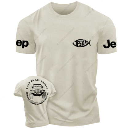 Religion Jesus I Can Do All Things Philippians 4:12 Jp T-Shirt
