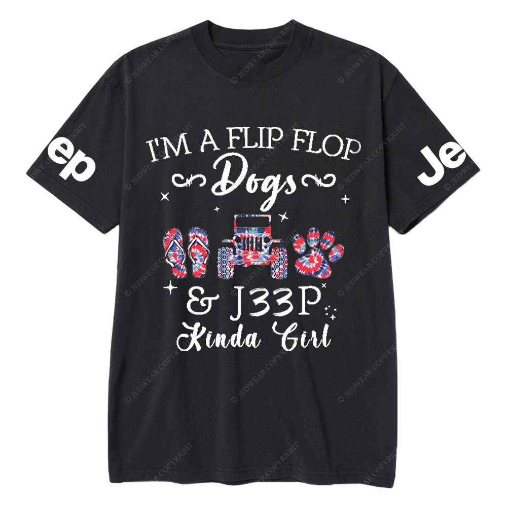 I’m A Flip Flop Dogs Car Kinda Girl Jp T-Shirt