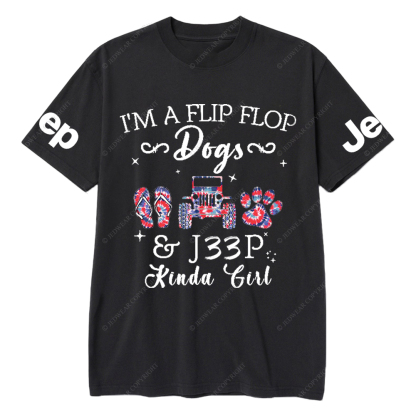 I’m A Flip Flop Dogs Car Kinda Girl Jp T-Shirt