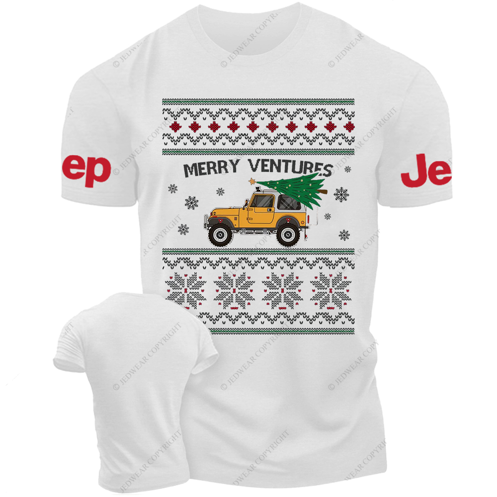 Ugly Christmas Merry Ventures Jp T-Shirt 