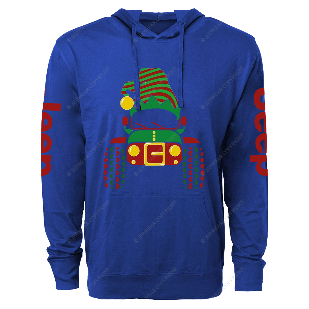 Christmas Offroad Car Jp Lightweight Hoodie