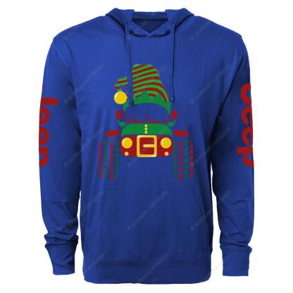 Christmas Offroad Car Jp Lightweight Hoodie