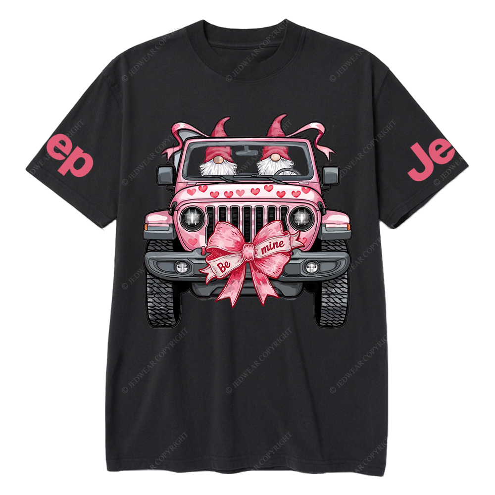 Valentine Gnomes Pink Car Jp T-Shirt