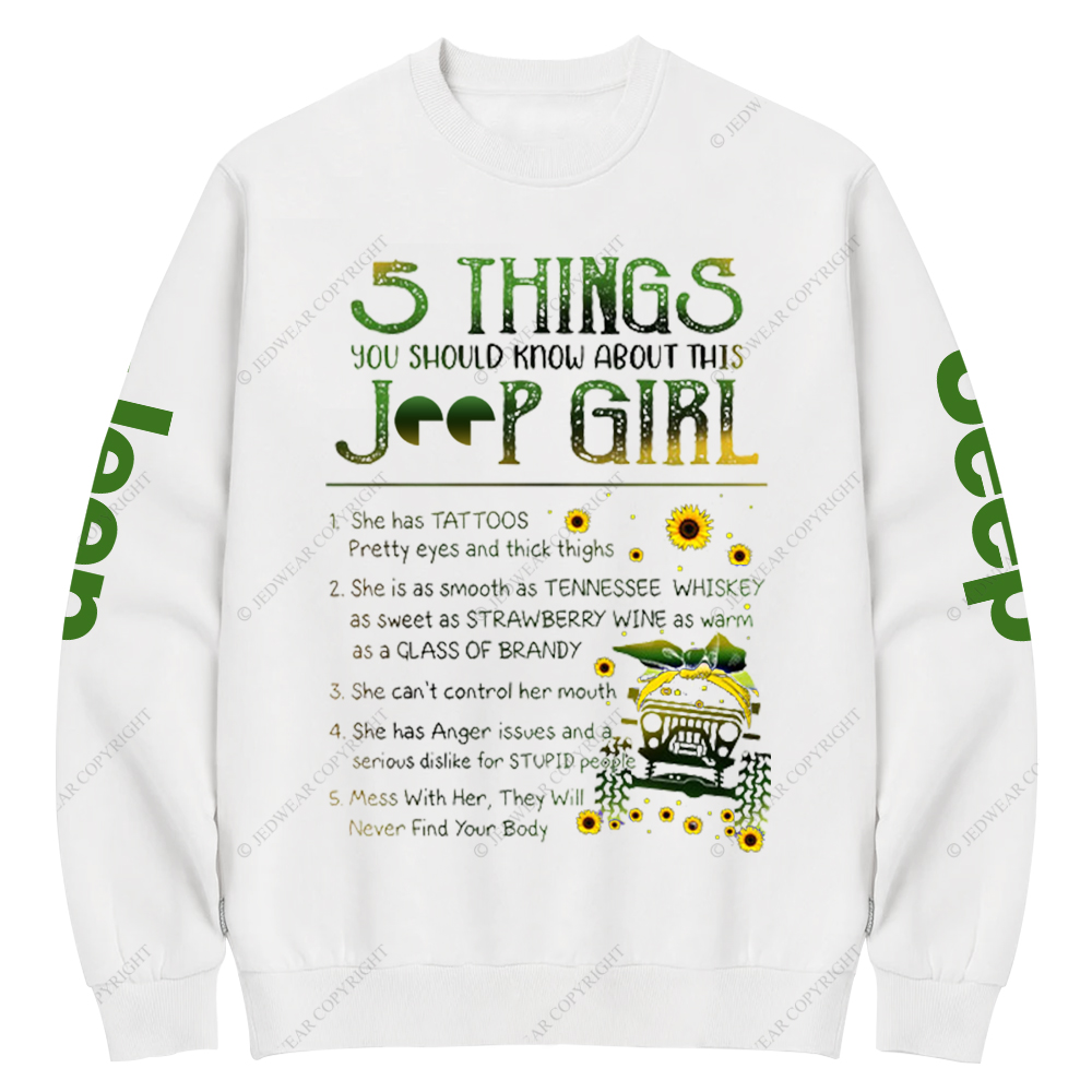 5 Things You Should Know About This Girl Jp Crew Neck Sweatshirt