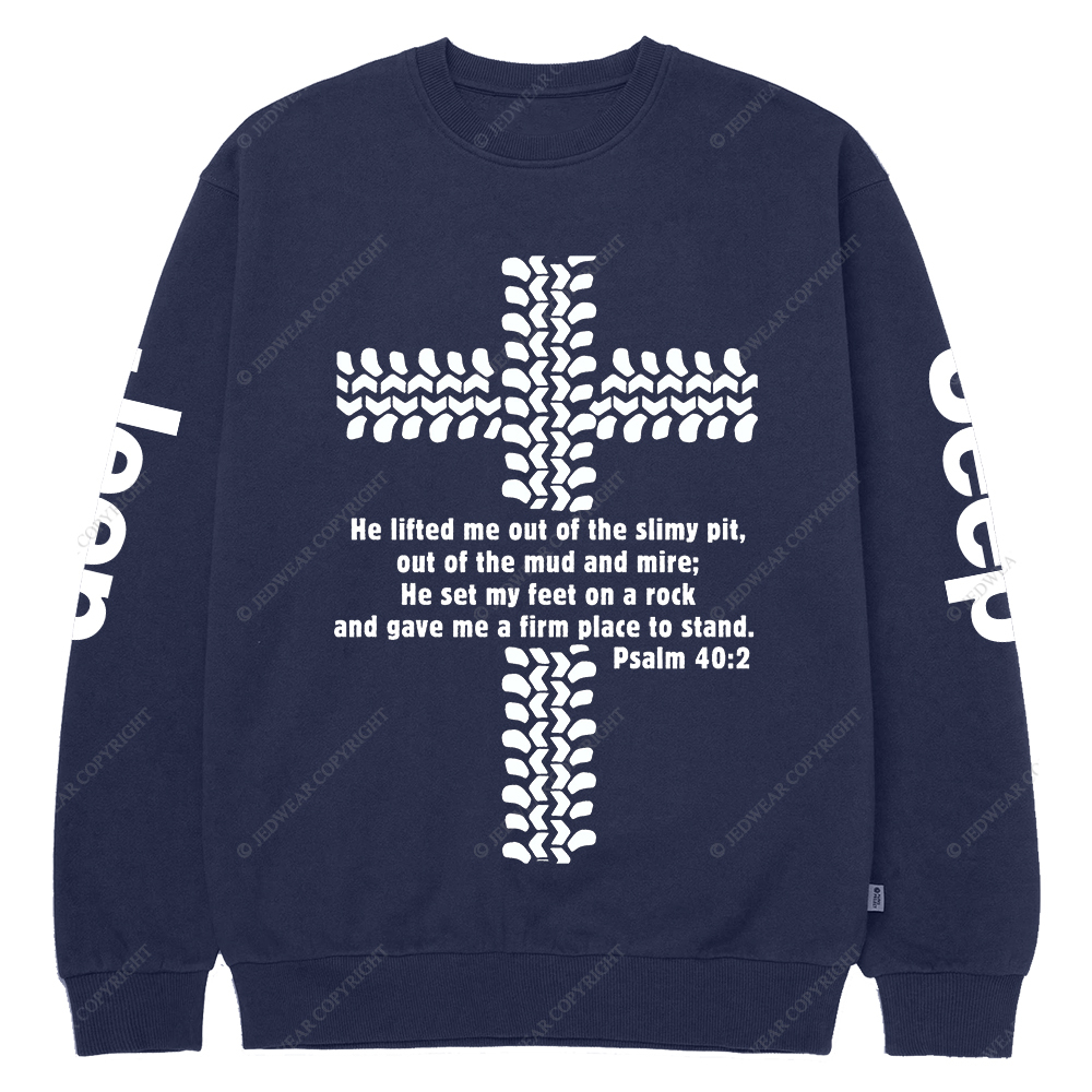 Mount Pisgah Church Religion Jesus Christian Jp Crew Neck Sweatshirt