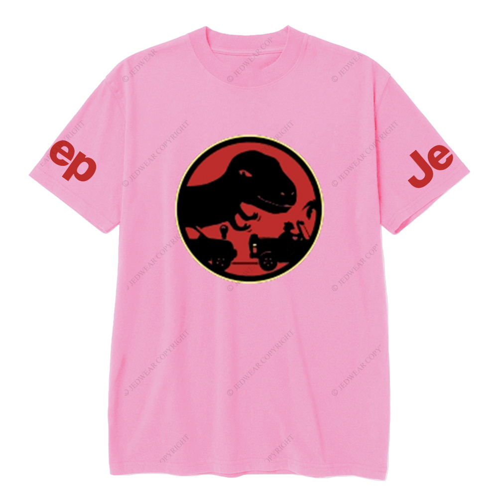 Dinosaur Behind The Car JP T-Shirt