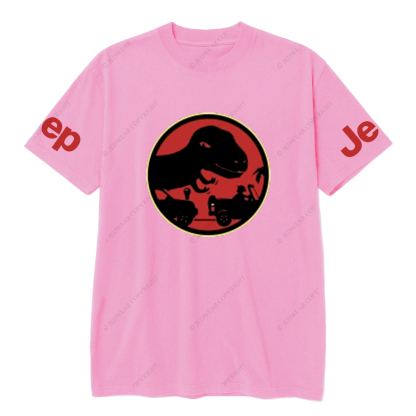 Dinosaur Behind The Car JP T-Shirt