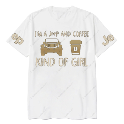 I’m A Car And Coffee Kind Of Girl Jp T-Shirt