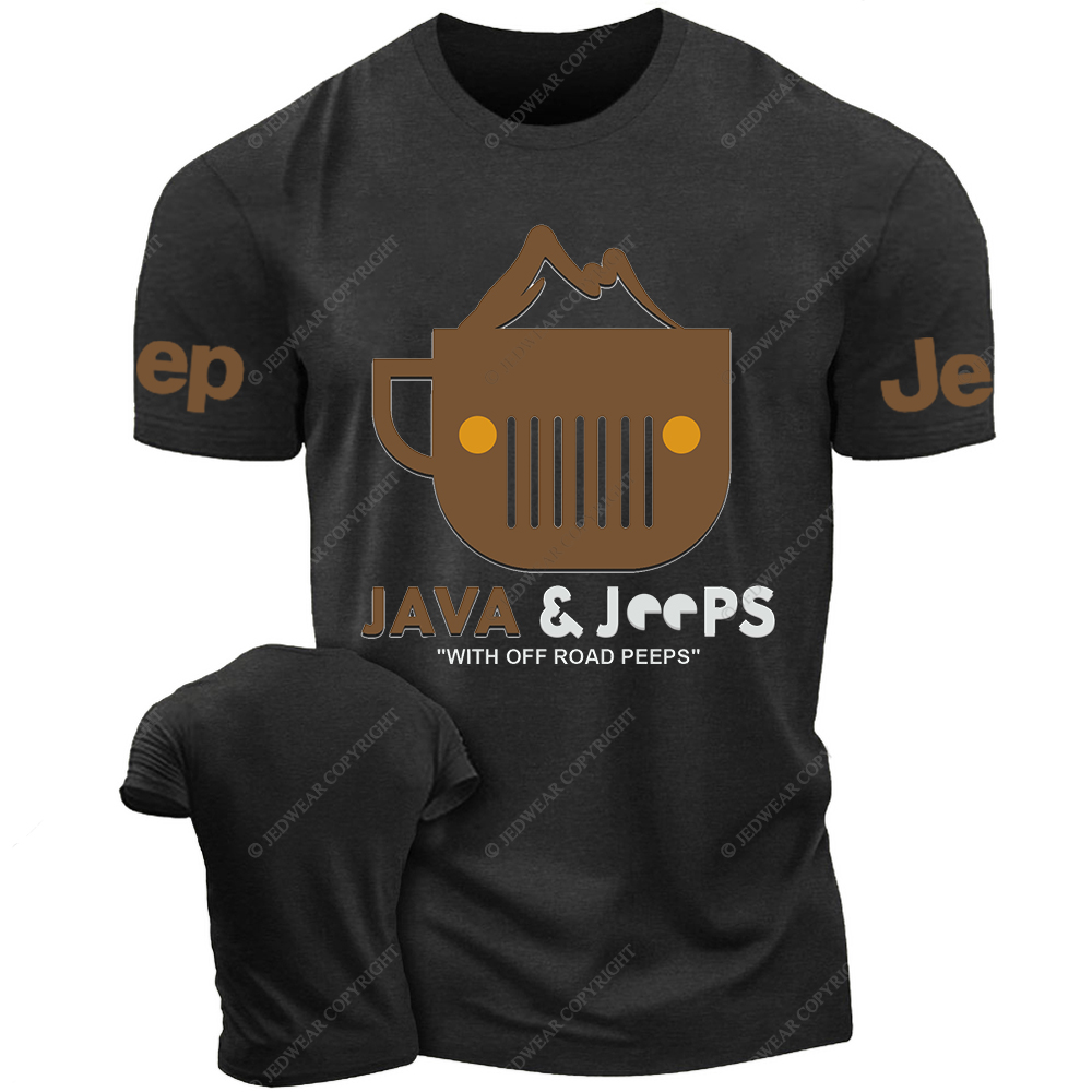 Java Coffee With Offroad Peeps  Jp T-Shirt 