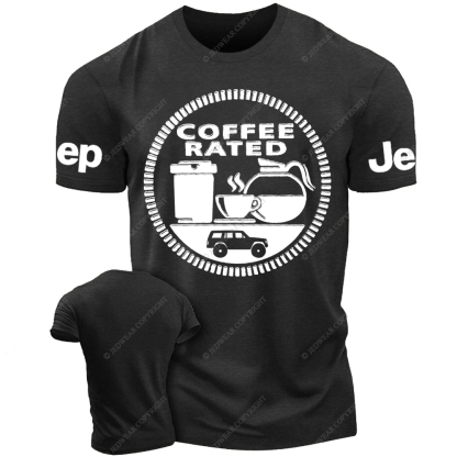Coffee Rated 4x4 Offroad Car  Jp T-Shirt 