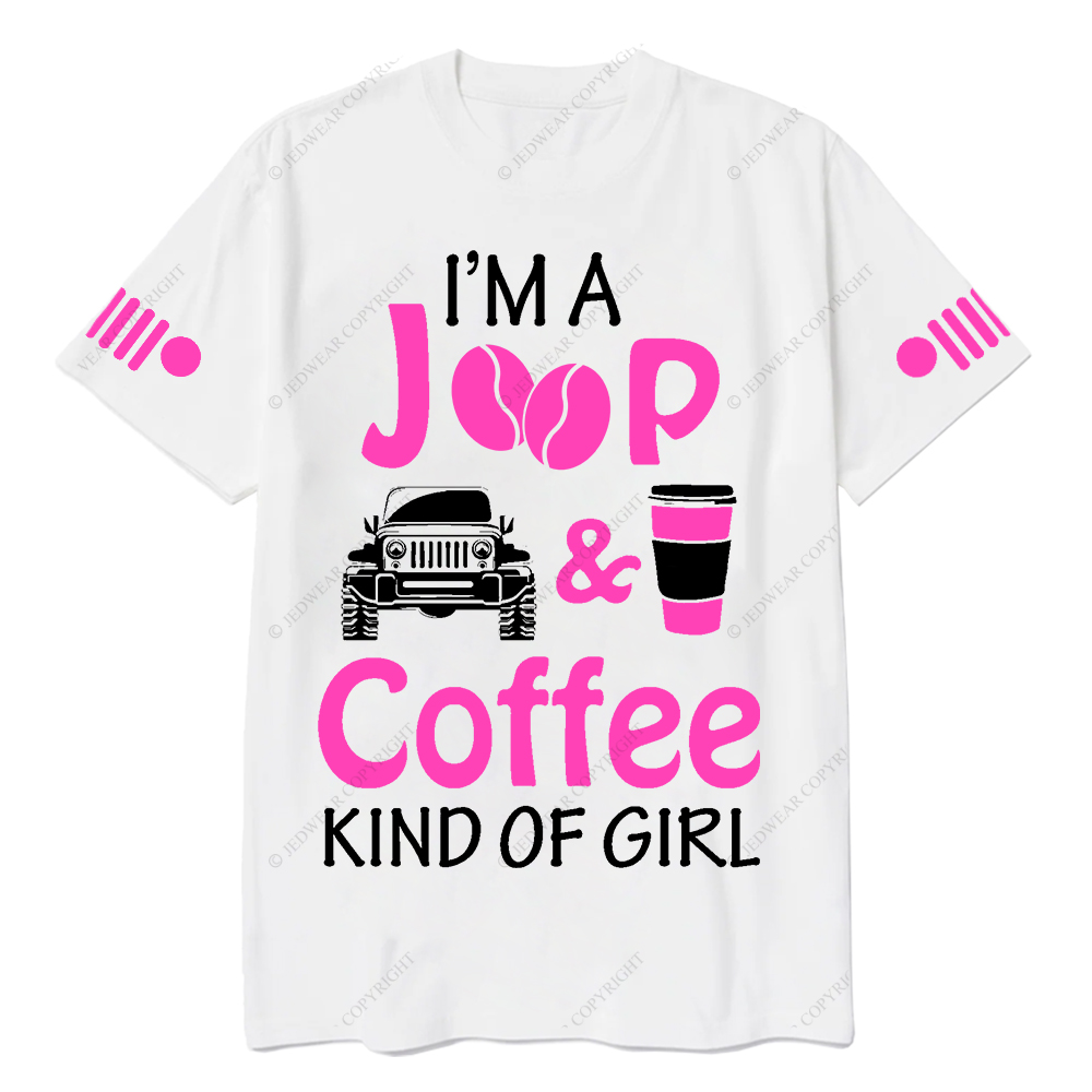 I’m A Car And Coffee Kind Of Girl Jp T-Shirt