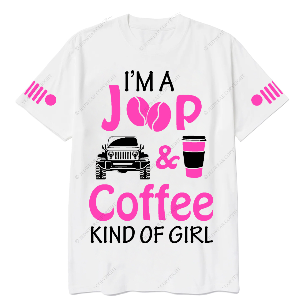 I’m A Car And Coffee Kind Of Girl Jp T-Shirt