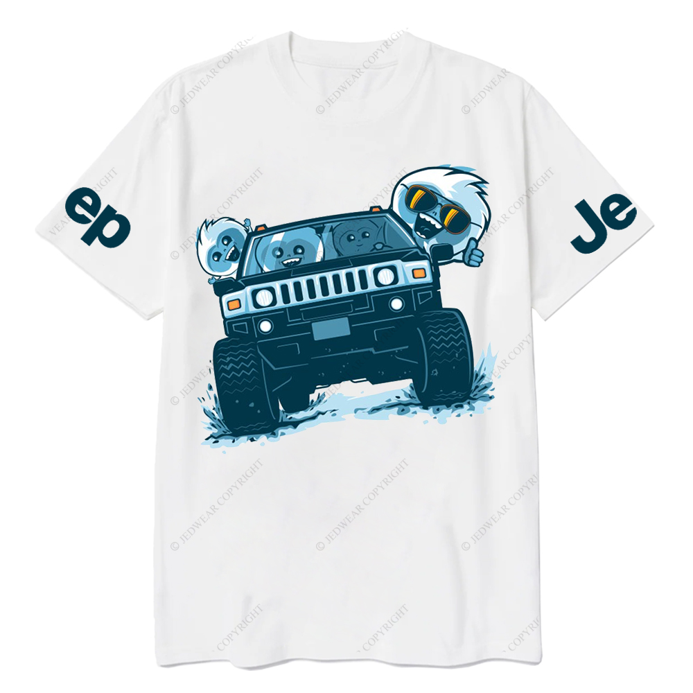 Cartoon Funny Driving A Car Jp T-Shirt 