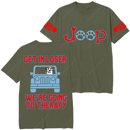 Get In Loser We're Going To Therapy Jp T-Shirt 