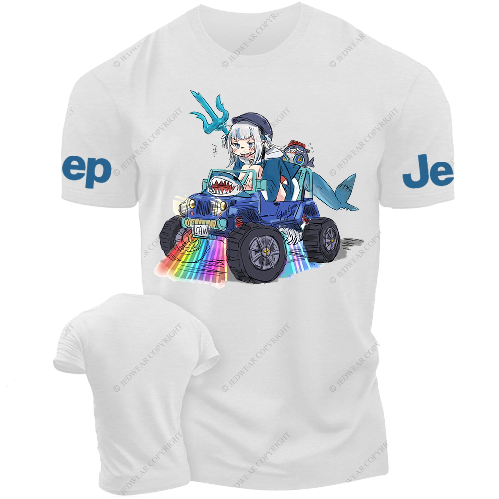 Gooba Cartoon Dolphin Drivering Jp T-Shirt 