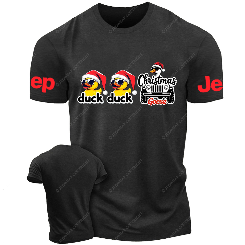 Duck Silly Goose Offroad 4x4 Christmas Jp T-Shirt 