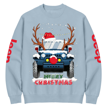 Merry Christmas Santa Jp Crew Neck Sweatshirt