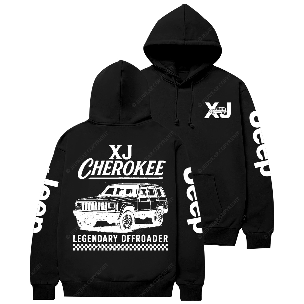 Cherokee XJ Cherokee Legendary Offroader Art Jp Casual Hoodie