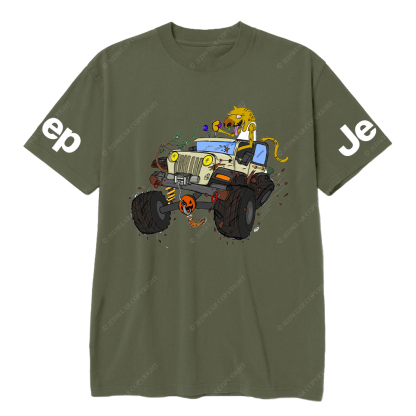 Wolf Is Driving Branches Mud Spots JP T-Shirt
