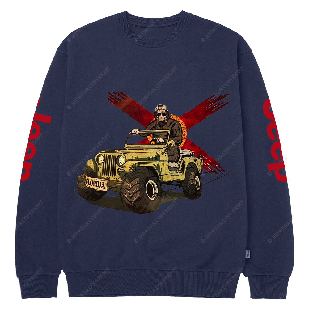 Florida Man Jp Crew Neck Sweatshirt