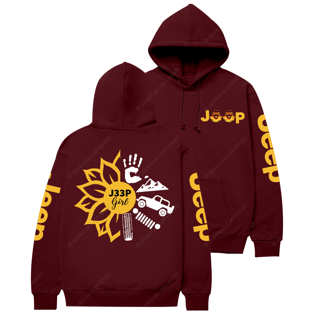 Sunflower Girl Jp Casual Hoodie
