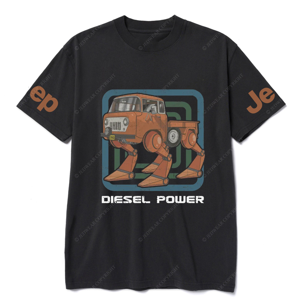 Funny Style Diesel Power Red  Four Wheeler JP T-Shirt