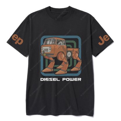 Funny Style Diesel Power Red  Four Wheeler JP T-Shirt