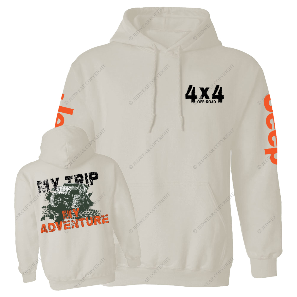 My Trip My Adventure Offroad 4x4 Jp Casual Hoodie
