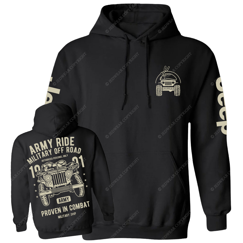 Army Ride Military Off Road 1991 Jp Casual Hoodie
