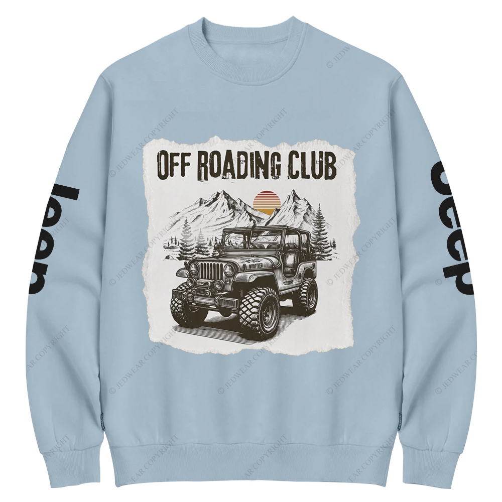 Off-Roading Club Jp Crew Neck Sweatshirt