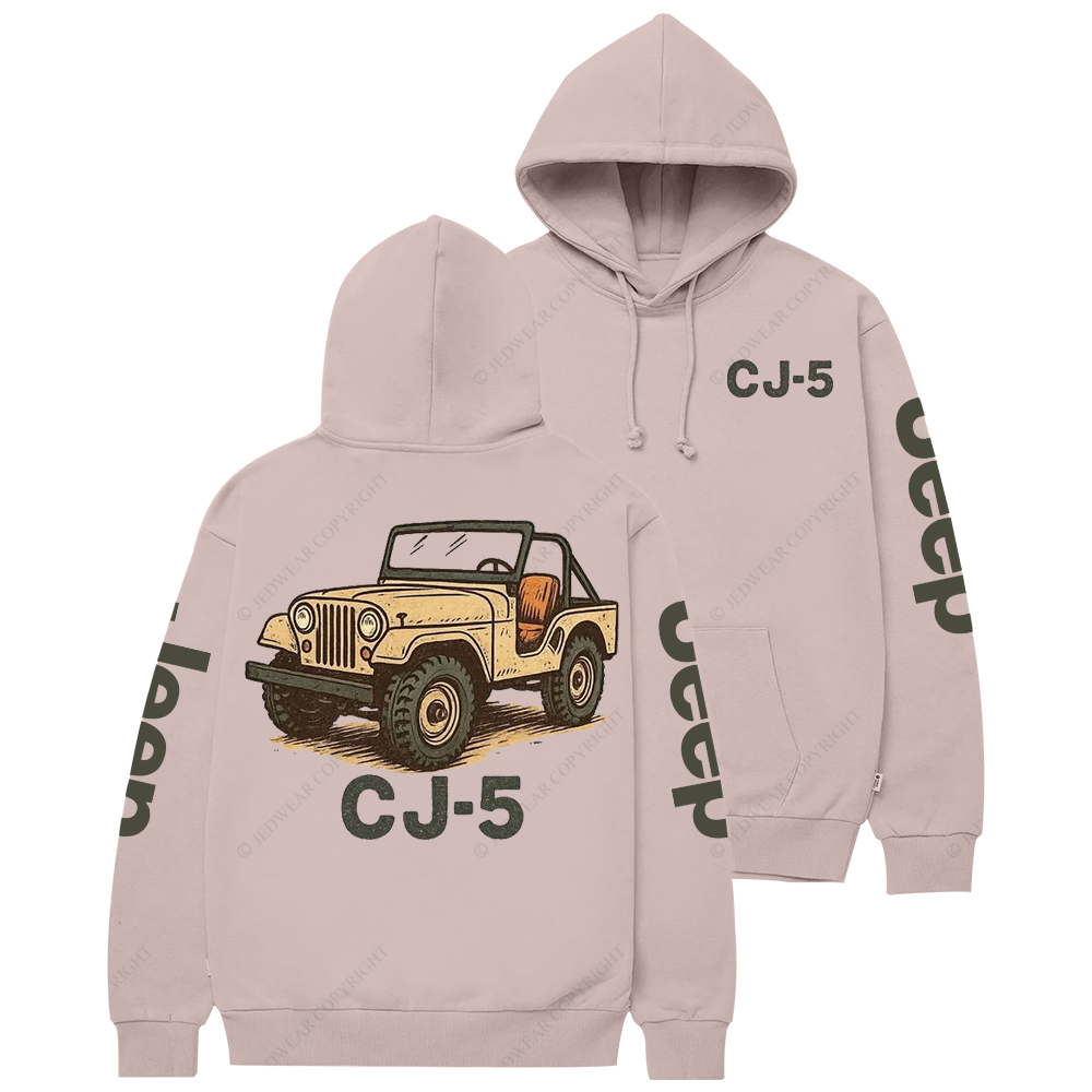 Yellow CJ-5 Jp Casual Hoodie