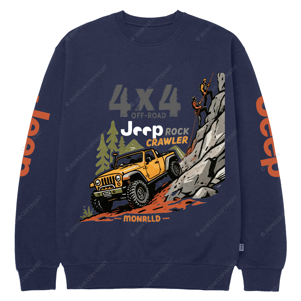 Rock Crawler Monrlld Jp Crew Neck Sweatshirt