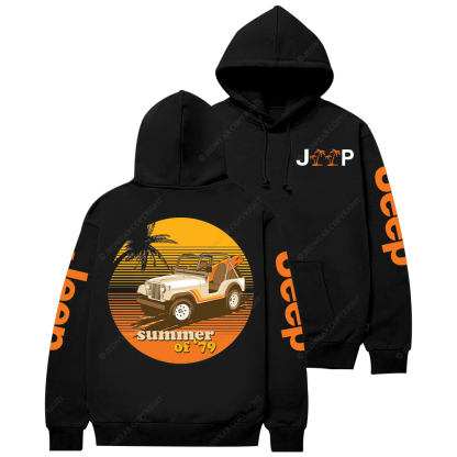 Summer Beach Surf Jp Casual Hoodie