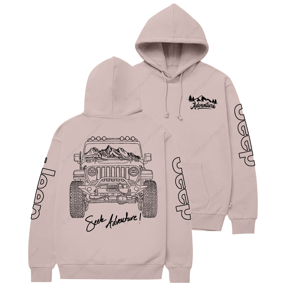 JL Hand-Painted Line Design Jp Casual Hoodie