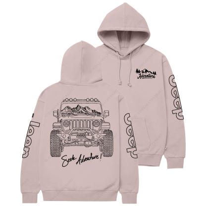 JL Hand-Painted Line Design Jp Casual Hoodie